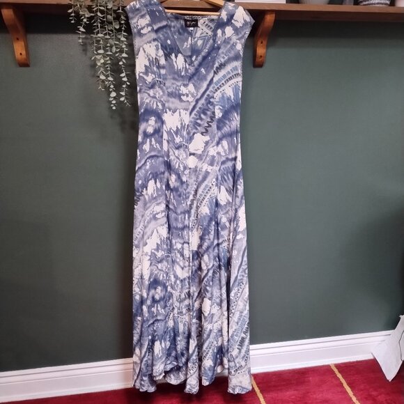 BIYA | Full Length Silk Dress - Picture 1 of 6